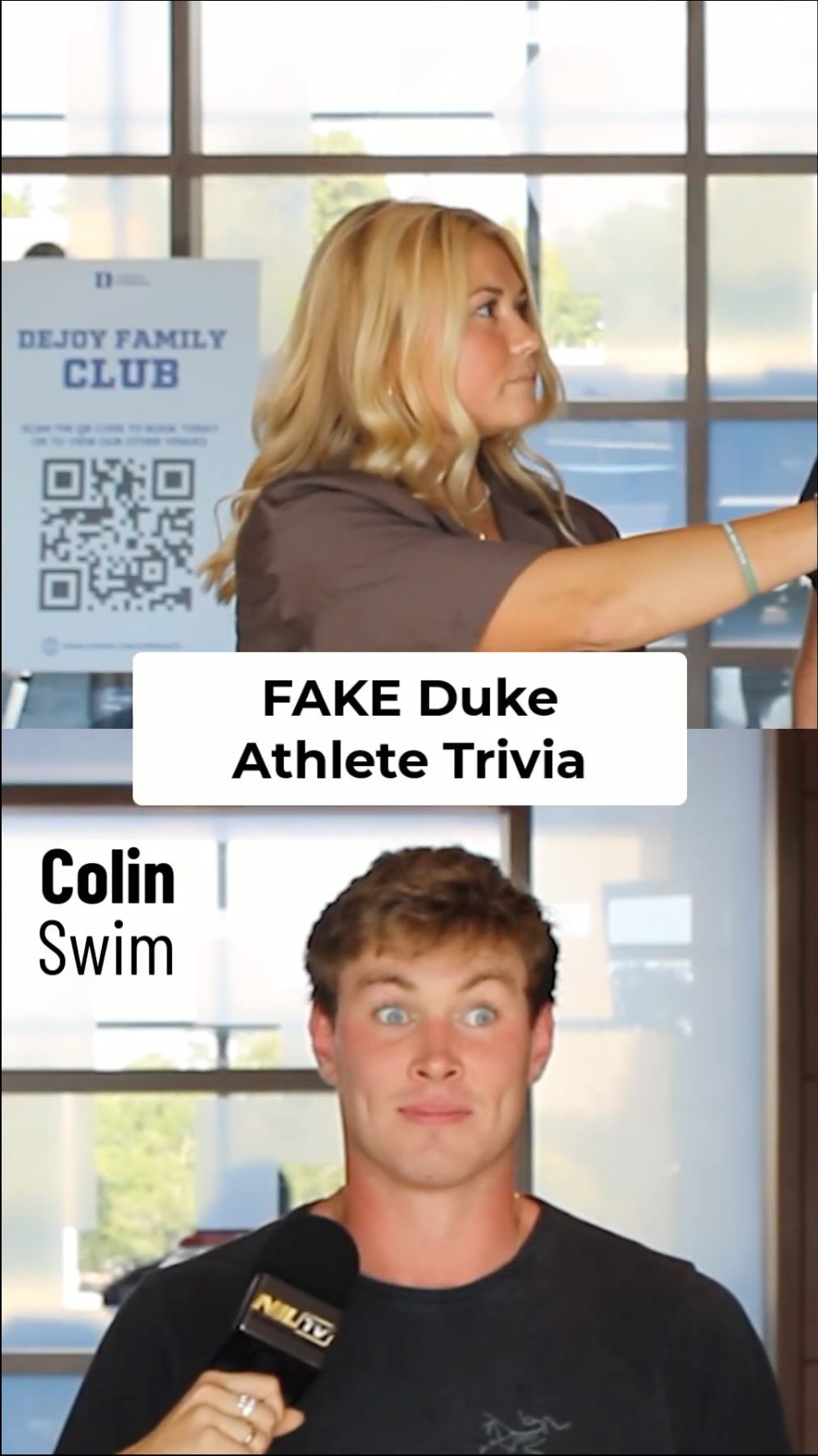 We asked Duke athletes basic trivia questions… with one catch:...