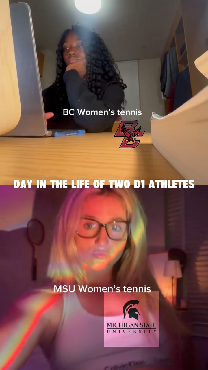 DITL of BC and MSU Women’s Tennis Players (preseason edition)
