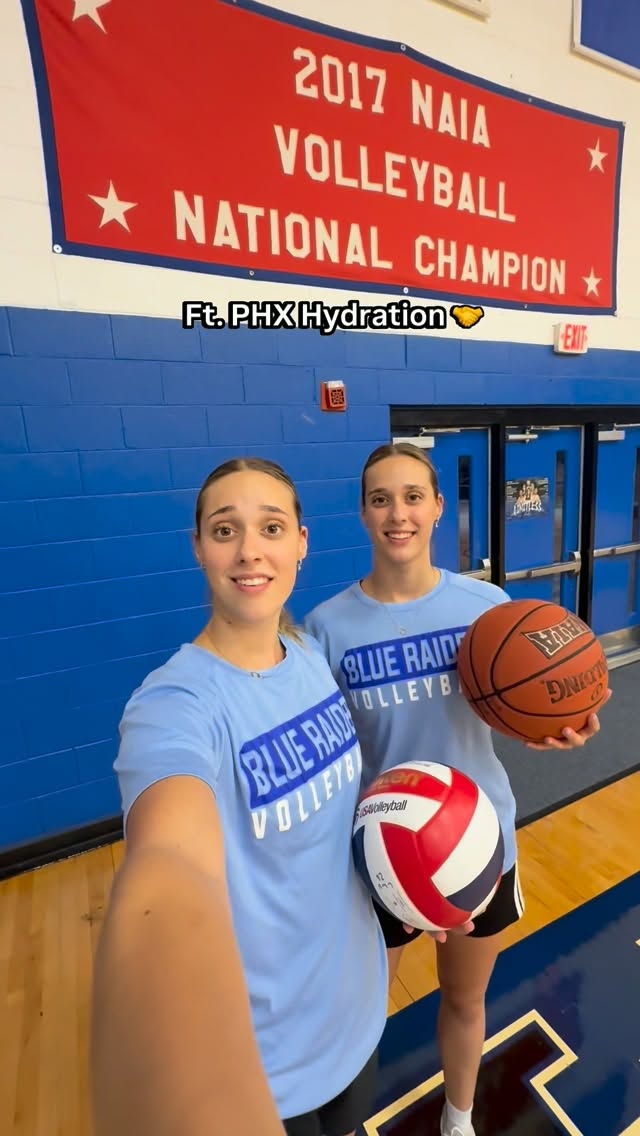 College volleyball players x college basketball!