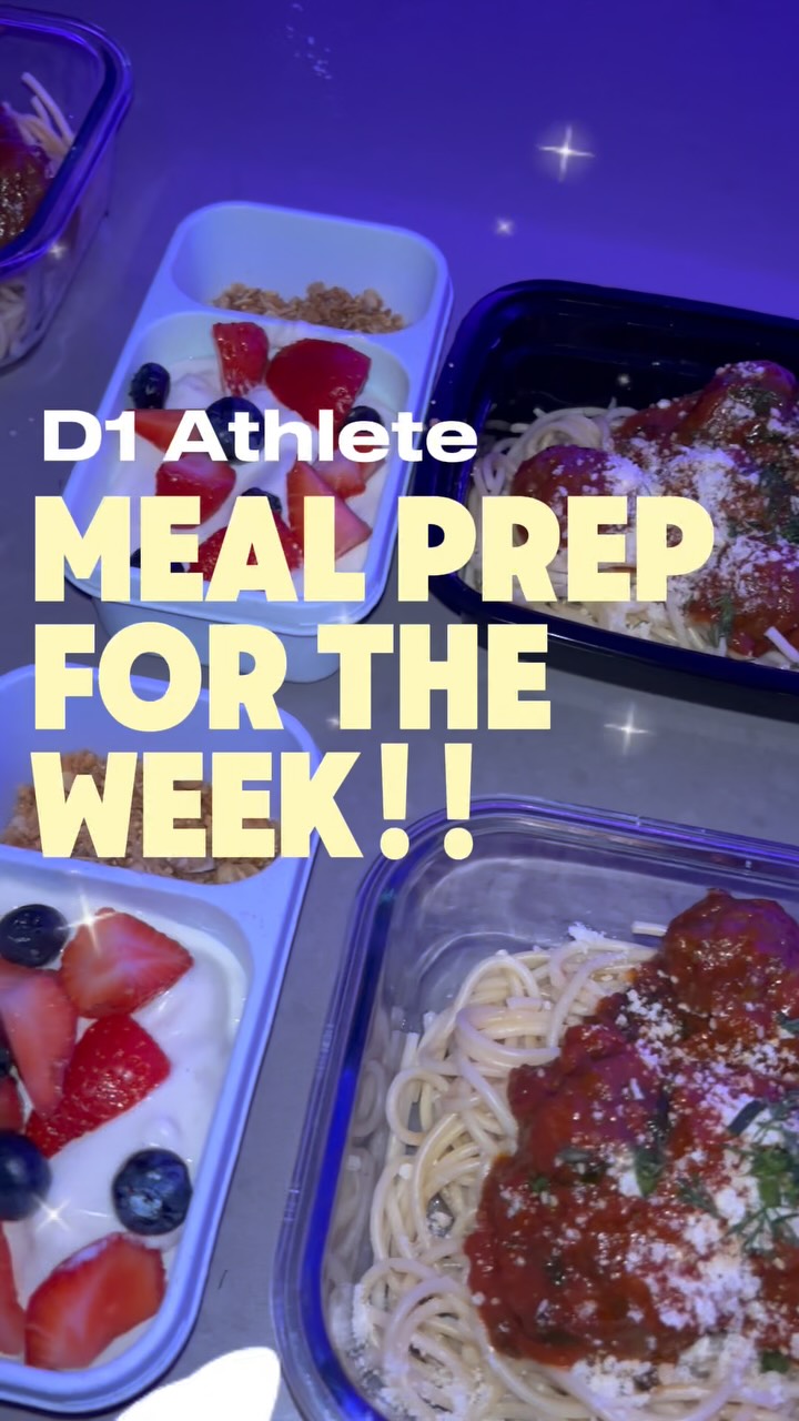D1 Athlete Meal Prep