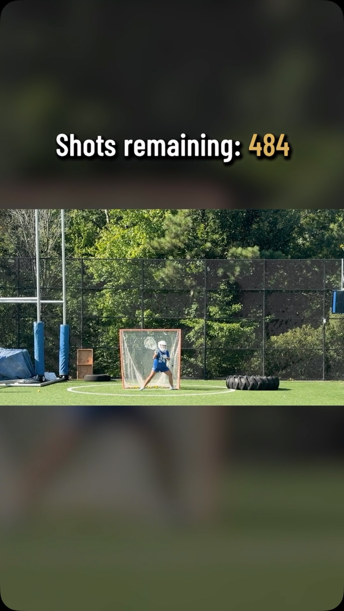 Can Duke WLAX get 500 shots in 10 minutes?
